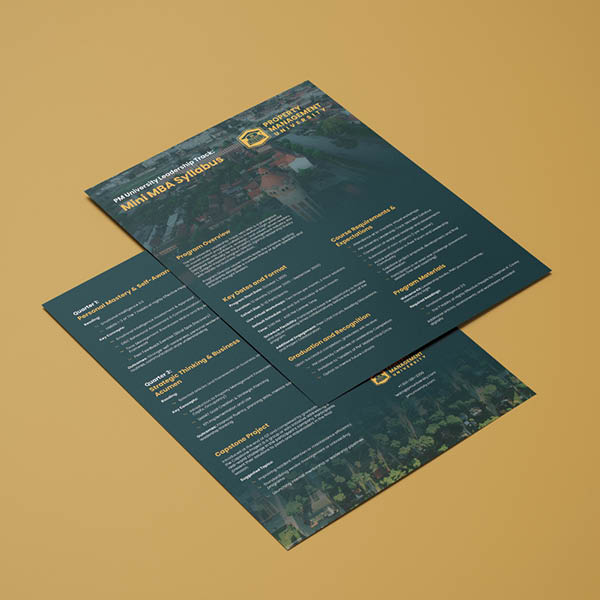 PM University Mockup